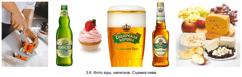Фотосъёмка еды, напитков. Фотосъёмка пива